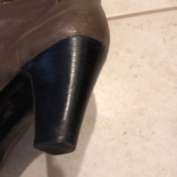 Nine West Leather slouch boots - Picture 3 of 4